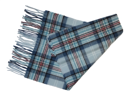 Diana Memorial Tartan Lambswool Scarf - Click Image to Close