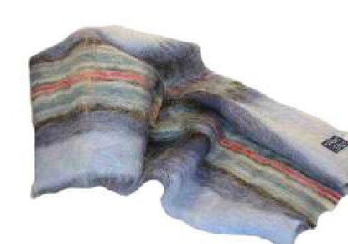 Diana Memorial Tartan Mohair Stole - Click Image to Close