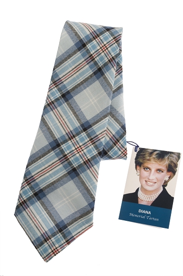 Diana Memorial Tartan Tie - Click Image to Close