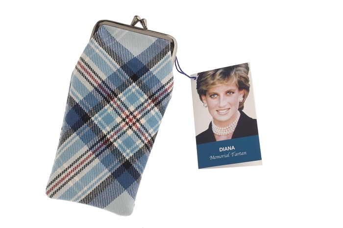 Diana Memorial Tartan Glasses Case - Click Image to Close