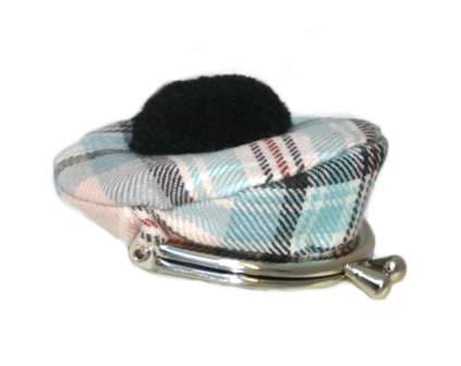 Diana Memorial Rose Tartan Tam Coin Purse - Click Image to Close